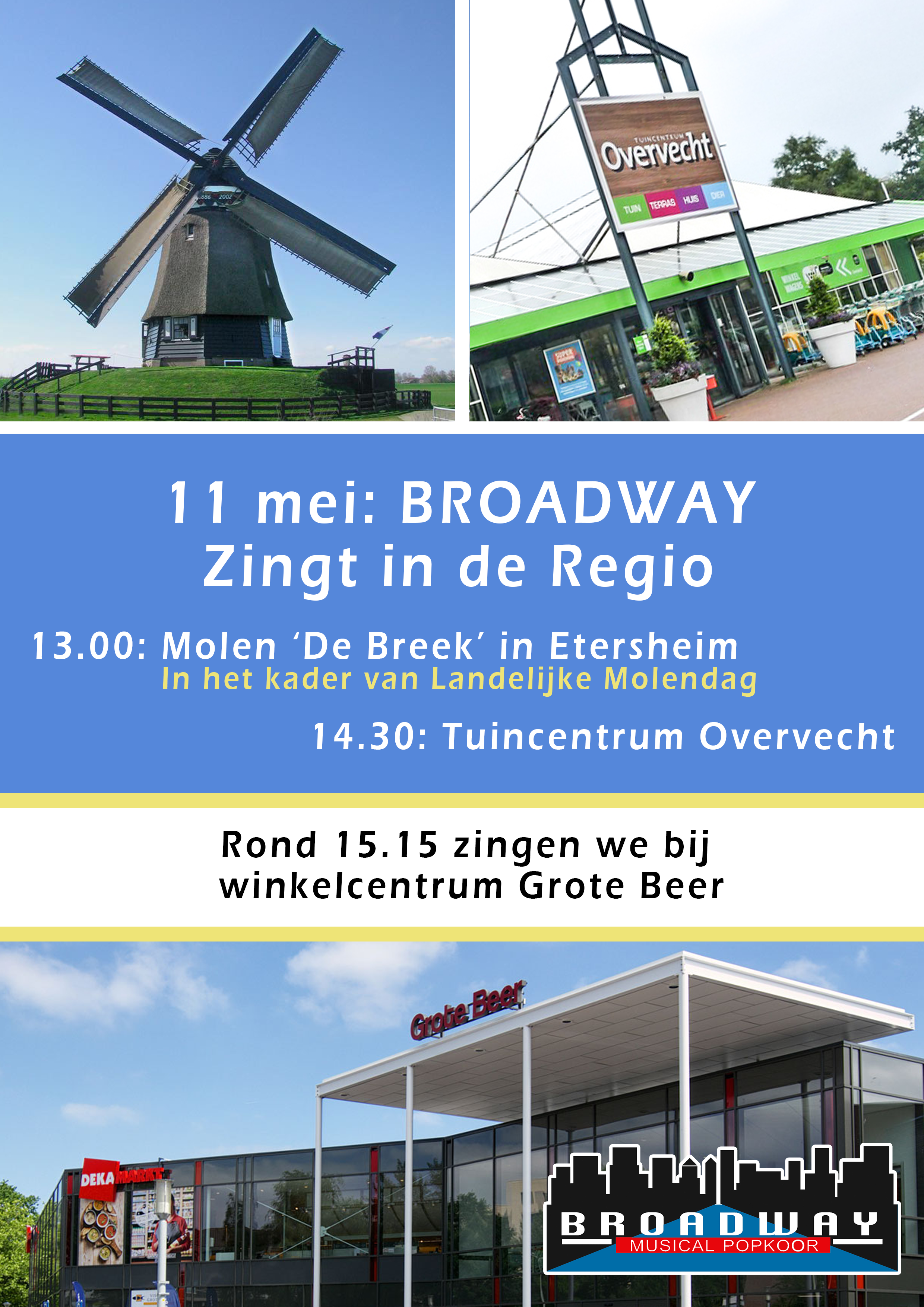 Broadway zingt in de Regio