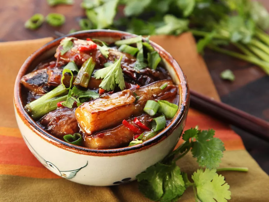 Chinese Garlic Chili Eggplant