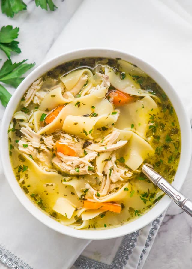 Instant Pot Chicken Noodle Soup