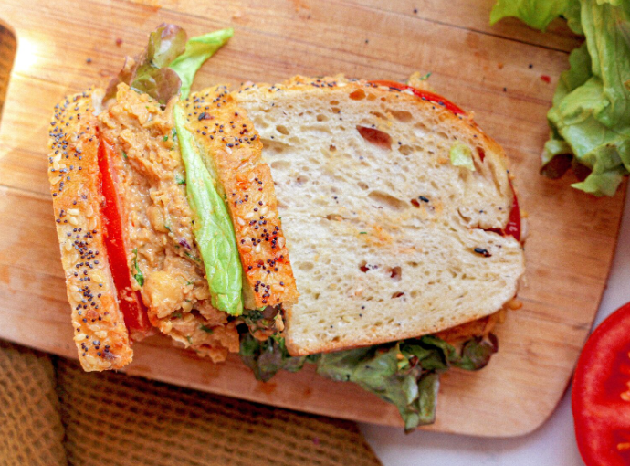Peanut Chickpea Sandwich