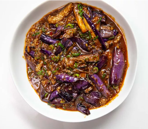 Sichuan Braised Eggplant With Garlic