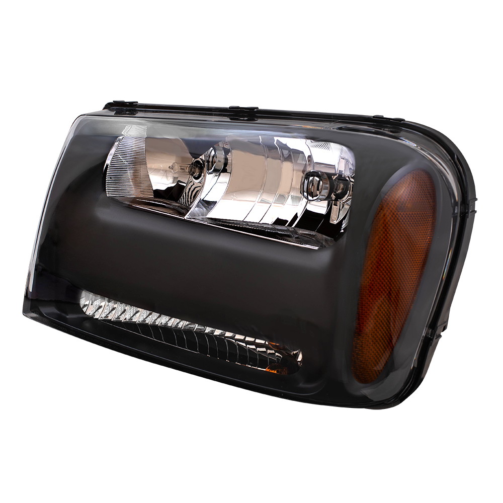 Brock Supply - 06-09 CV TRAILBLAZER HEADLAMP ASSY LH W/HALF WIDTH