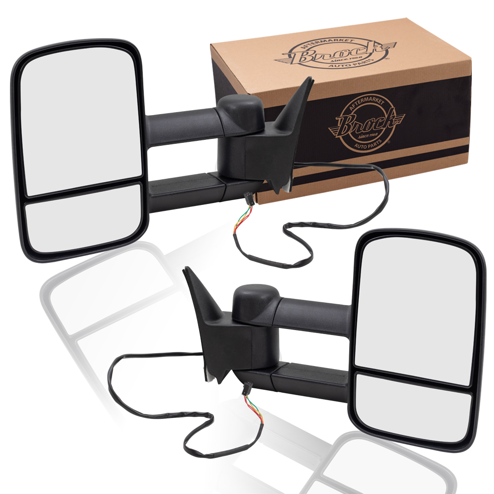 Brock Supply - 88-00 GM PICKUP TELESCOPIC TOW MIRROR ... 73 87 chevy tow mirrors 