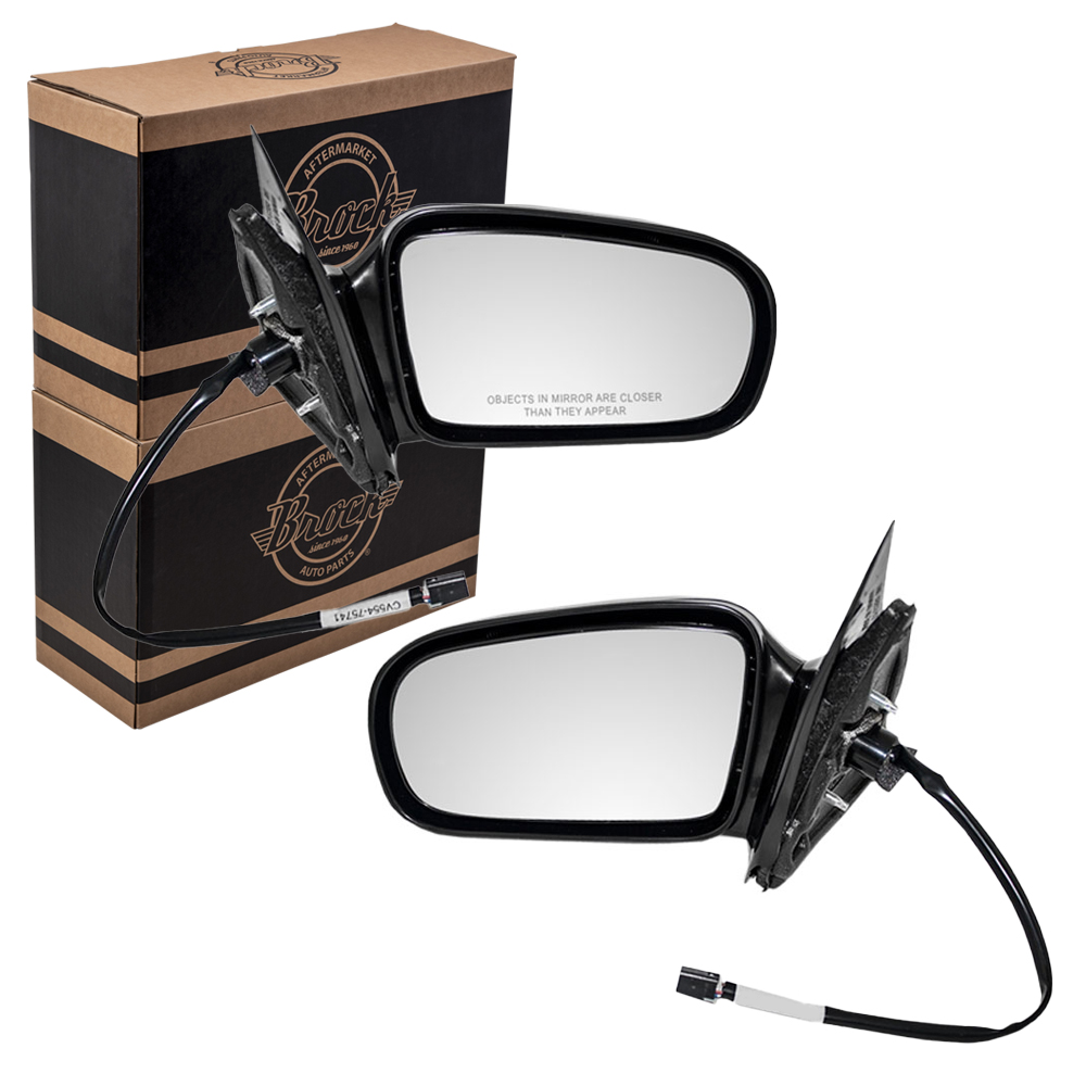 Pair Set Power Side View Mirrors For 95 05 Chevy Cavalier Pontiac Sunfire Coupe Ebay