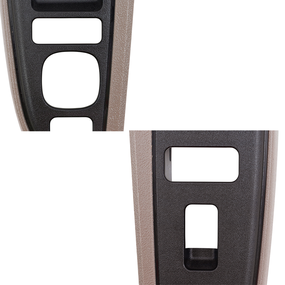 Pair Tan Power Window Master Switch Bezels for 0307 Silverado Sierra