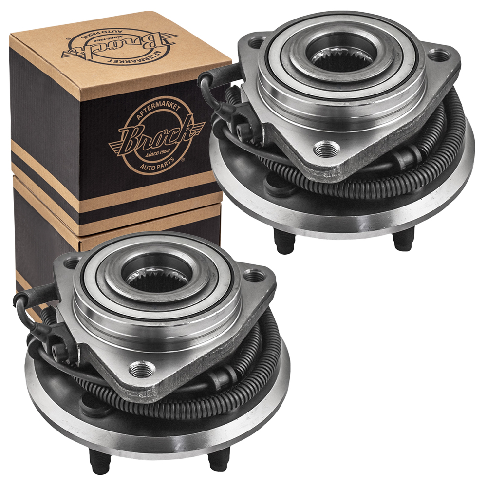 Front Wheel Hub Bearing for 2002 2003 Jeep Liberty 4 WHEEL ABS ONLY 2 Pair