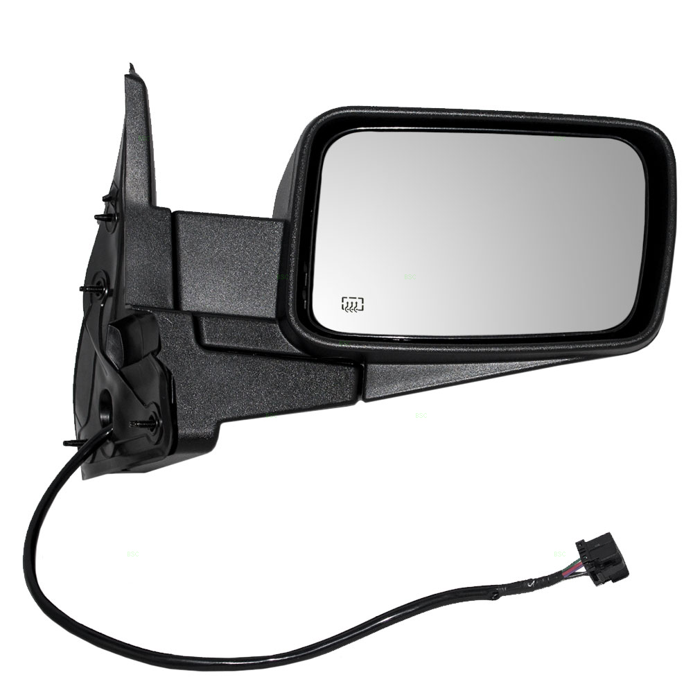 New Passenger Power Side Mirror Glass Housing Heated for 0610 Jeep