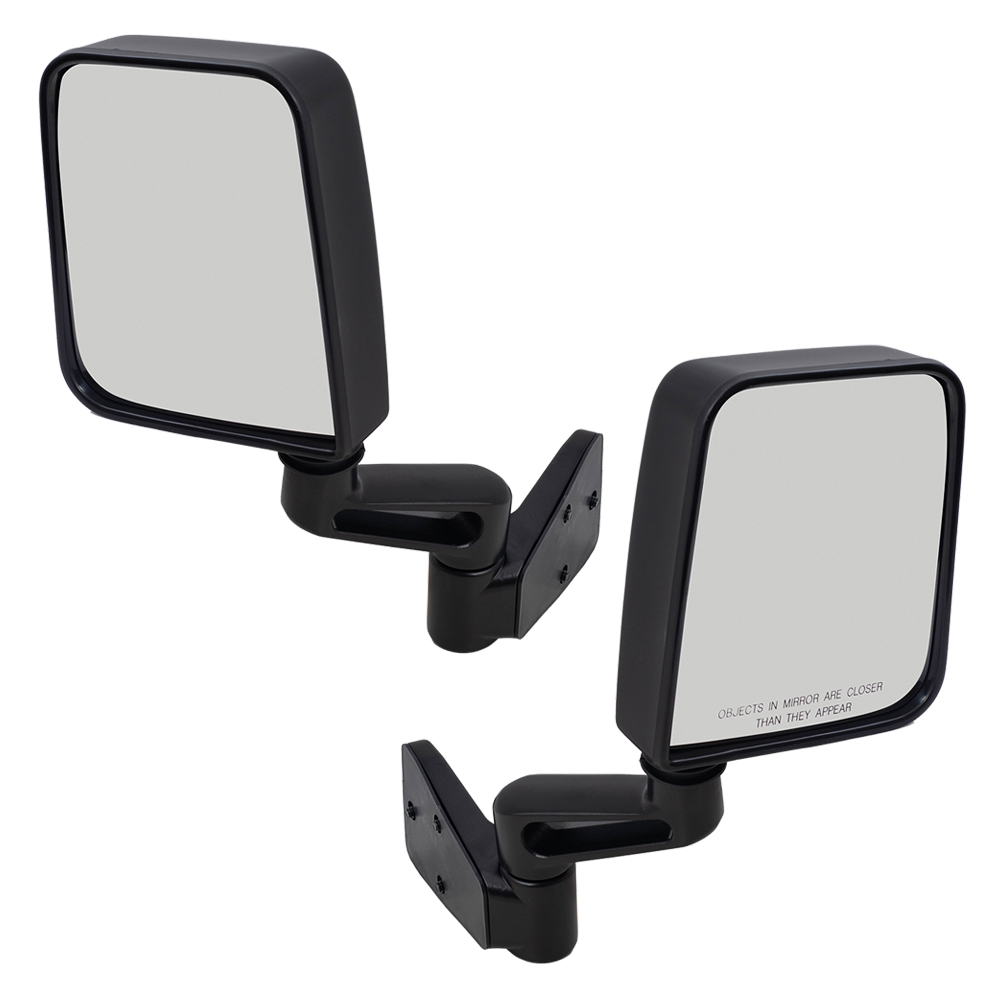 87-95 97-02 Jeep Wrangler Set of Side View Manual Ready-to ...