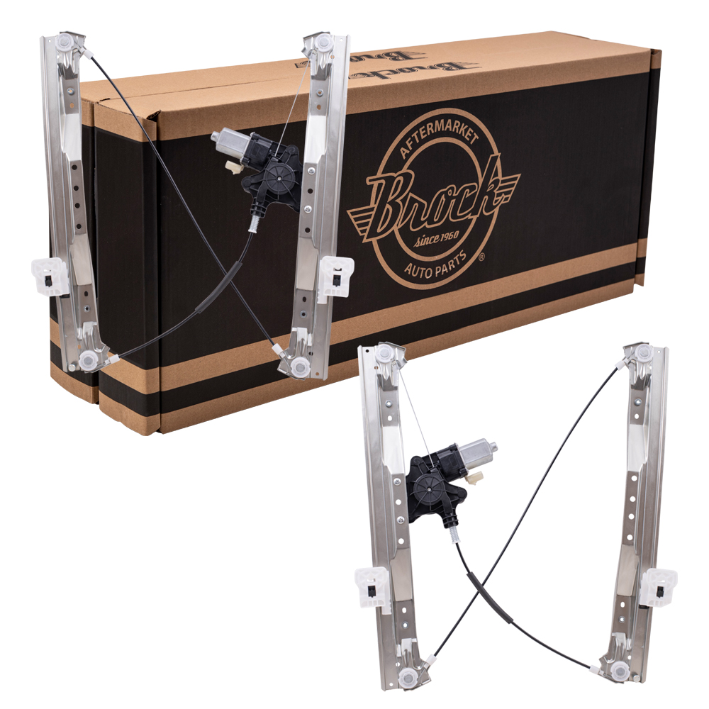 Pair Front Power Window Regulators & Motors for Grand Caravan Town