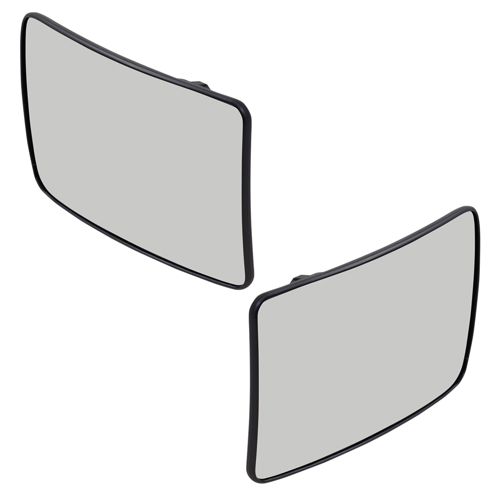 Tow Mirror Glass for 13-16 Ford Super Duty Pickup Manual Passenger Lower w// Base