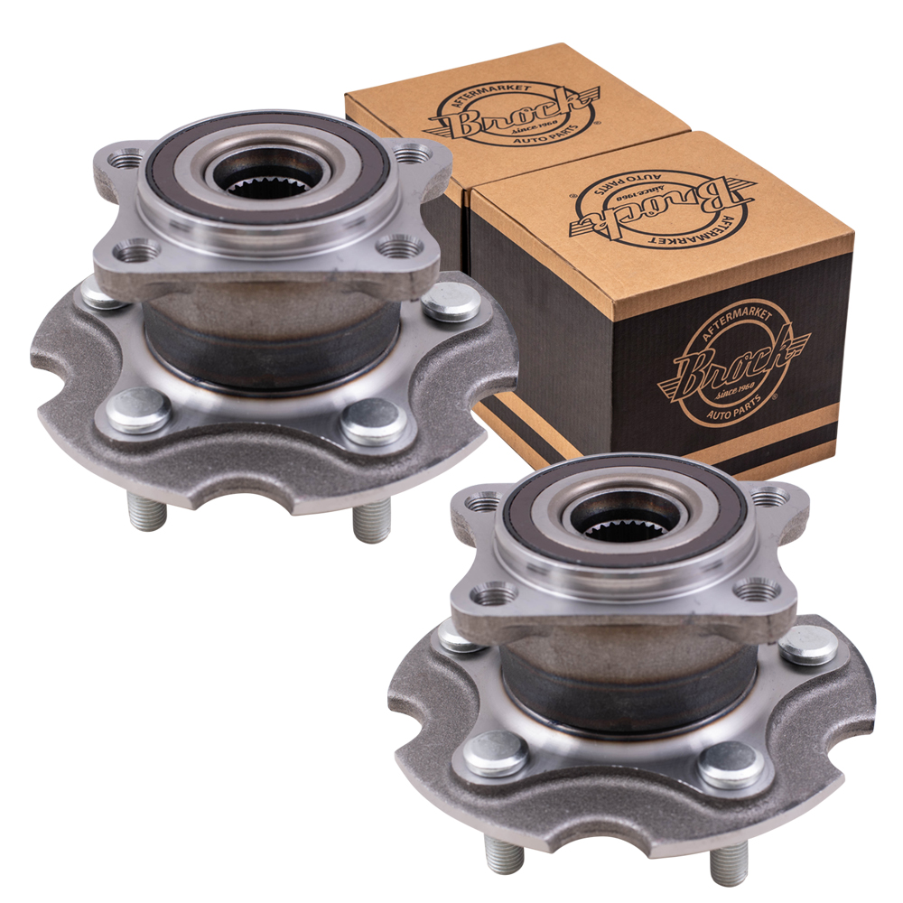 Pair Set Rear Wheel Hubs & Bearings for Toyota RAV4 Lexus NX 200t NX
