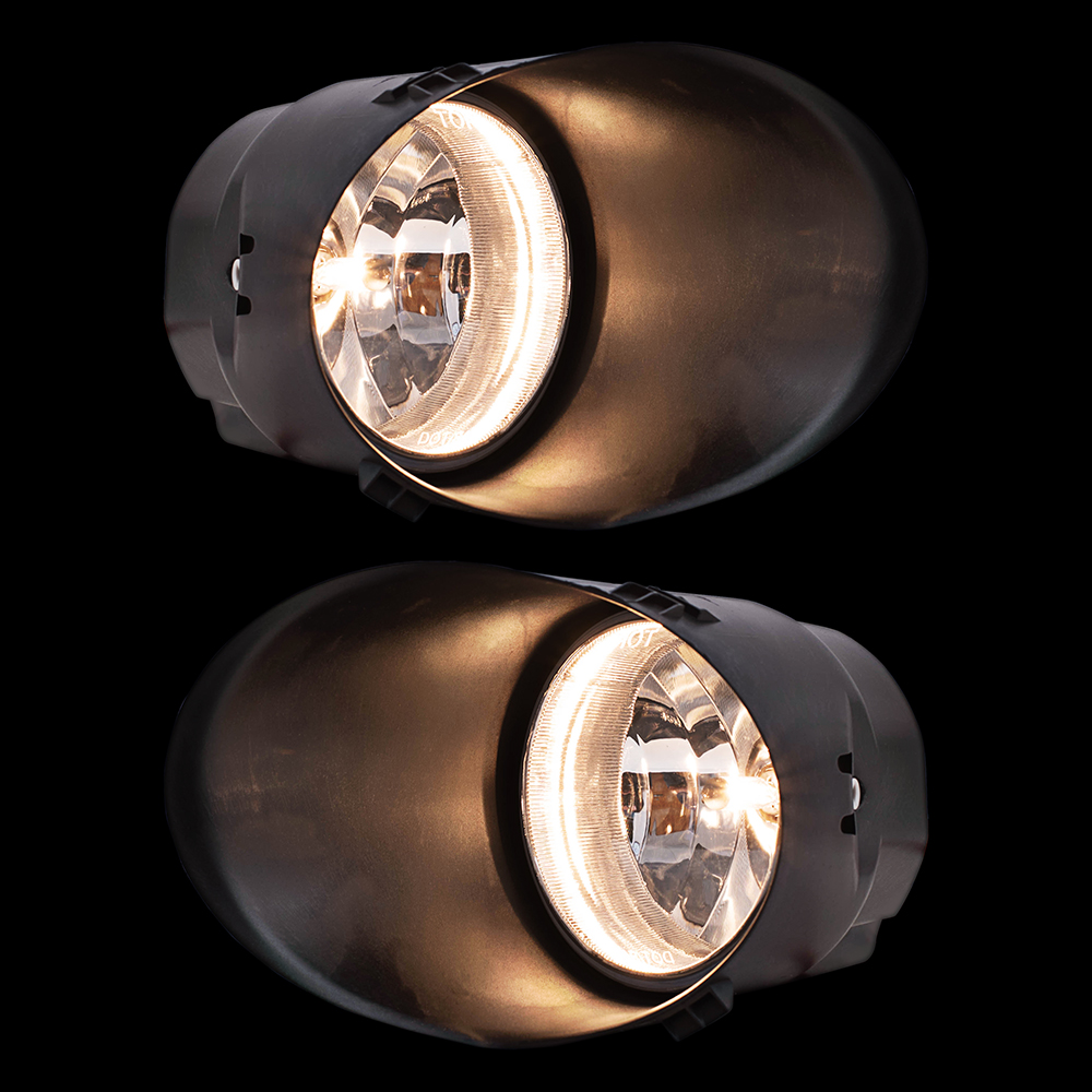 Brock Supply - 07-13 TY TUNDRA FOG LAMP SET L+R CLEAR LENS W/BULB