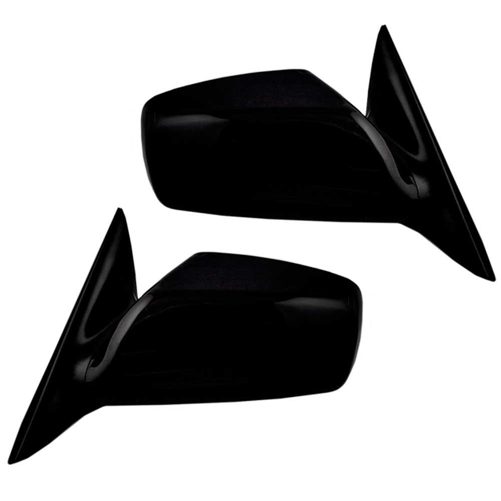 For 2007-2011 Toyota Camry Passenger Driver LR Power Black Mirrors PAIR Set New