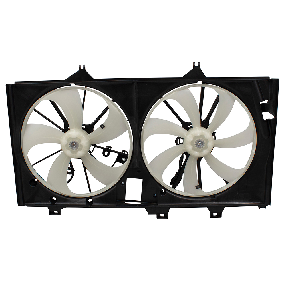 Brock Supply - 12-17 TY CAMRY 3.5L DUAL COOLING FAN ASSY 13-18 TY 