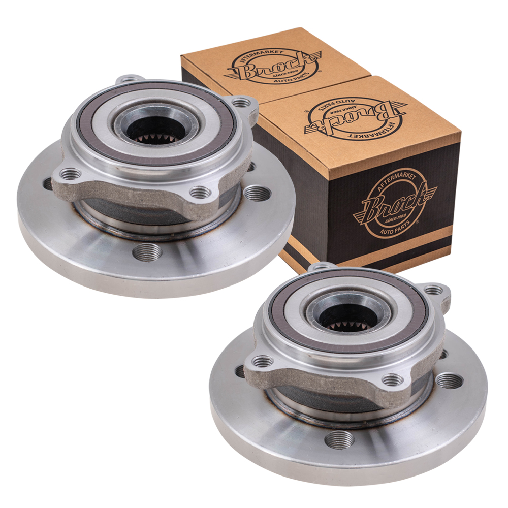 Pair Front Wheel Hubs w/ Bearings Assemblies for MINI Cooper & S R56