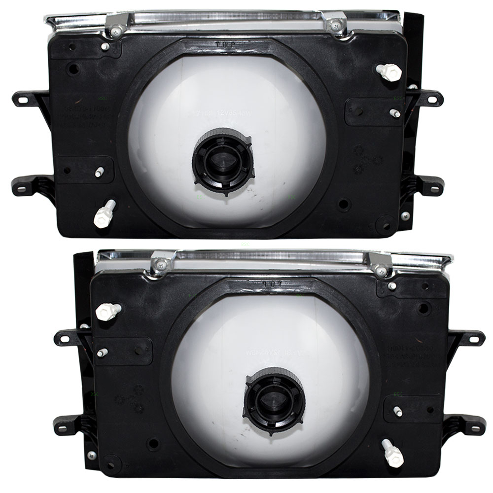 86-93 Volvo 240 Series Set of Headlights ... volvo 240 headlight wiring 