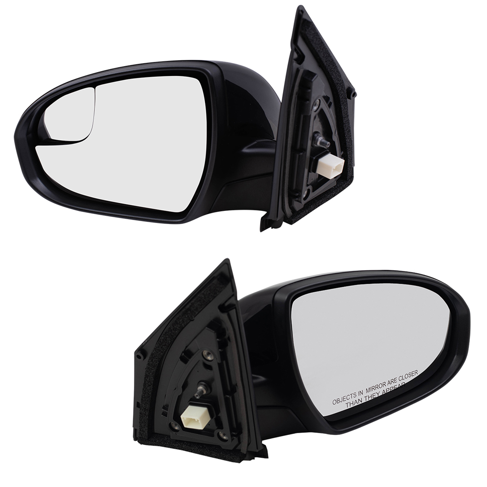 Pair Set Power Side View Mirrors Heated Signal for 20162018 Hyundai
