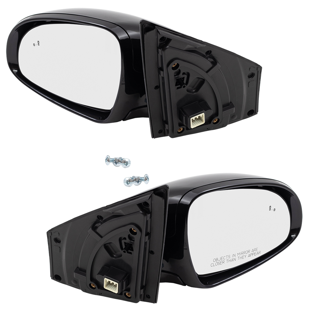 Pair Power Folding Mirror Heated Signal Blind Spot Alert for 1719 Kia