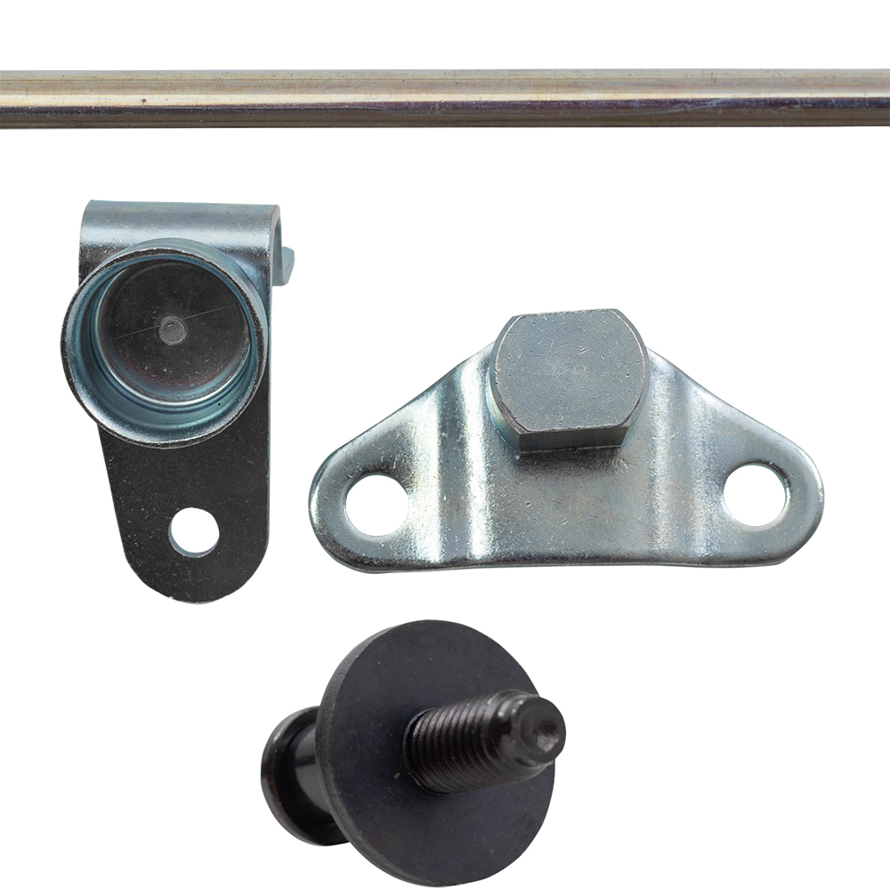 8 PC TAILGATE Latch Rod Hinges Striker Bolts for 9907 Silverado Sierra