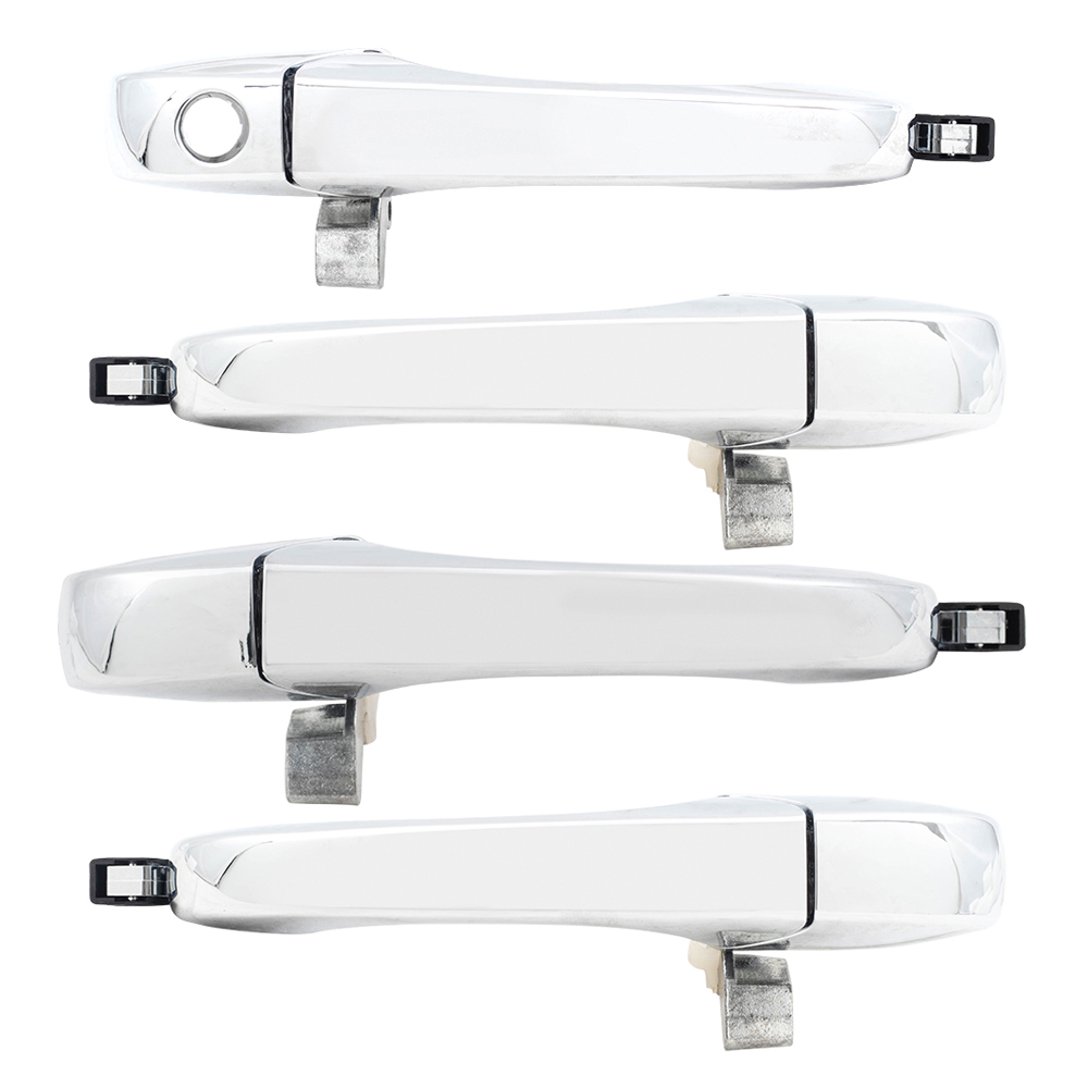 Chrysler 300 Dodge Magnum Outside Door Handle 4 Piece Chrome Front