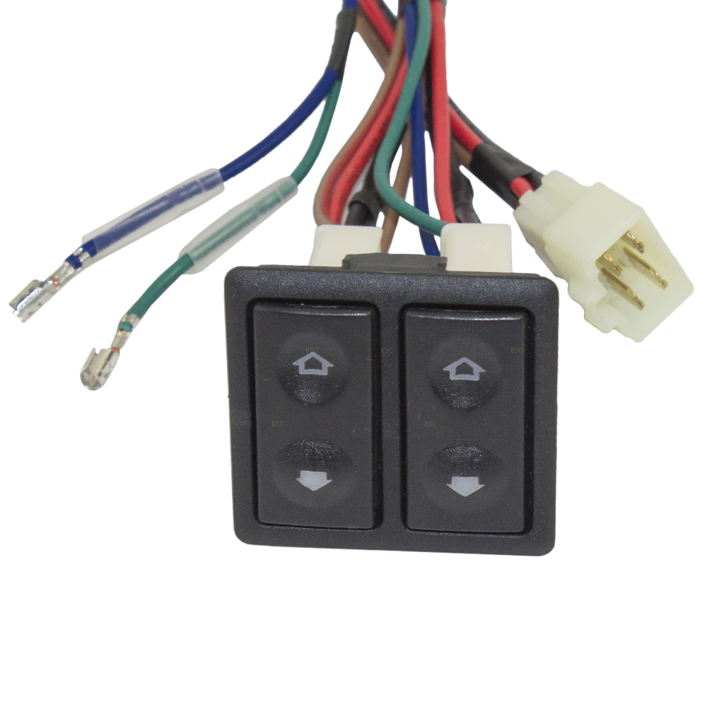 Brock Supply - UNIVERSAL POWER WINDOW SWITCH KIT | 2 DOOR FOR ALL YEARS