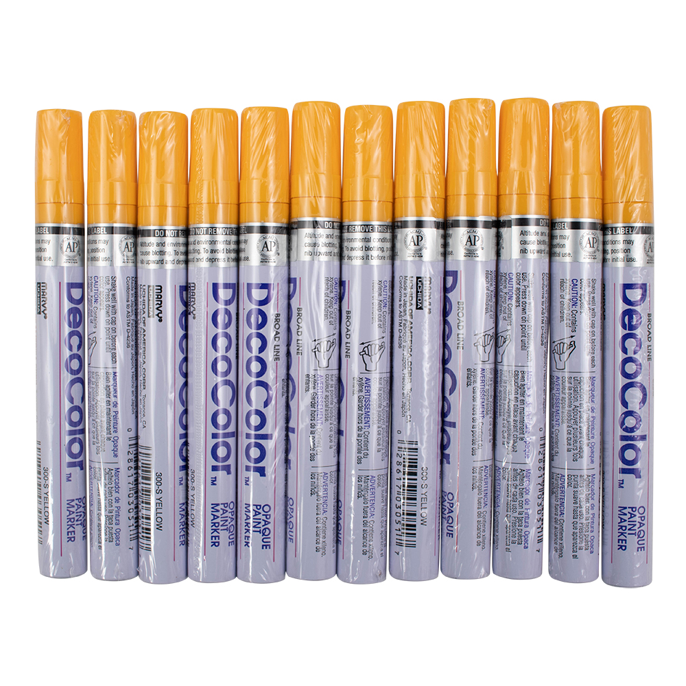 Brock Supply - DECOCOLOR PAINT MARKER, FINE POINT WHITE