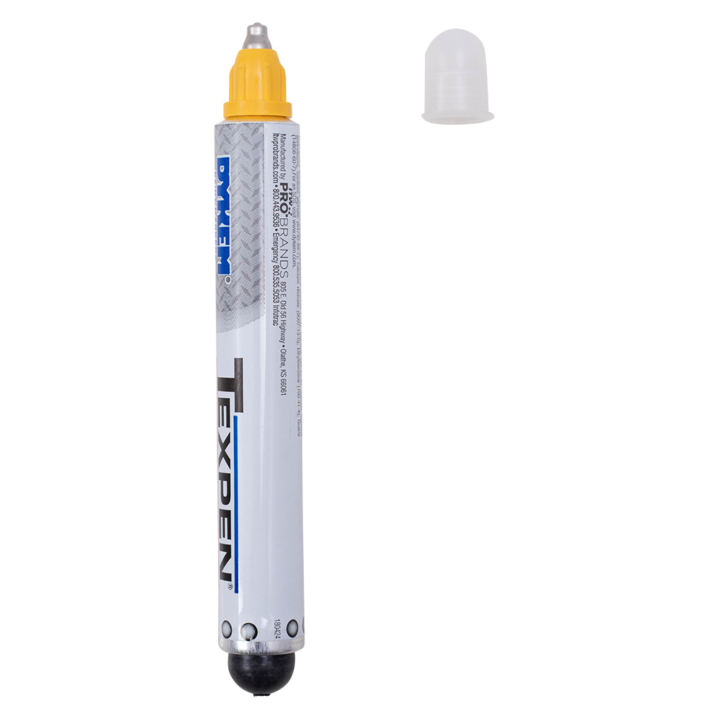 Dykem 13080 Textile Texpen Textile/Laundry Marker, Fine Tip, White : Paint  Markers - $5.67 EMI Supply, Inc