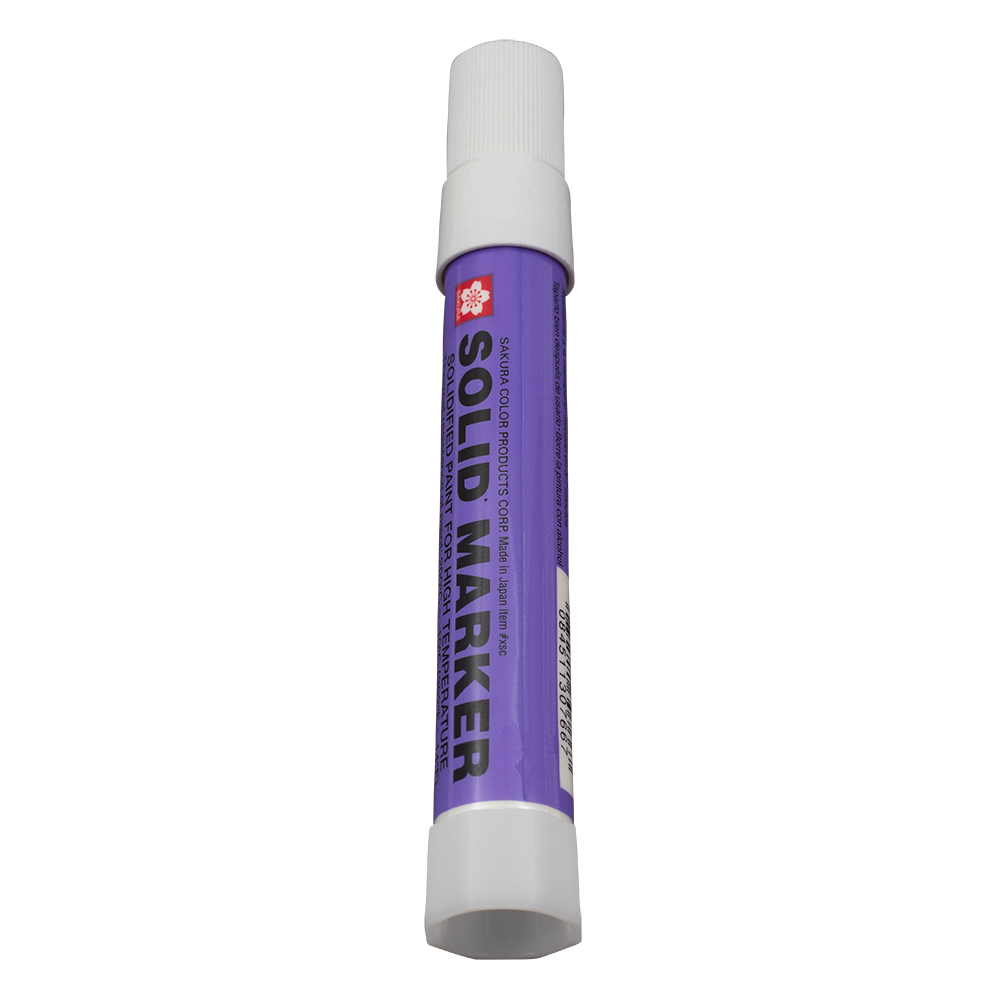 Brock Supply - SAKURA SOLID MARKER PURPLE - DOZEN FOR HIGH TEMPERATURES  (14F - 392F) - DRIES PERMANENT - WATERPROOF - FADE RESISTANT - MARKS ON  MOST SURFACES - NO MIXING NECESSARY - NON-FLAMMABLE