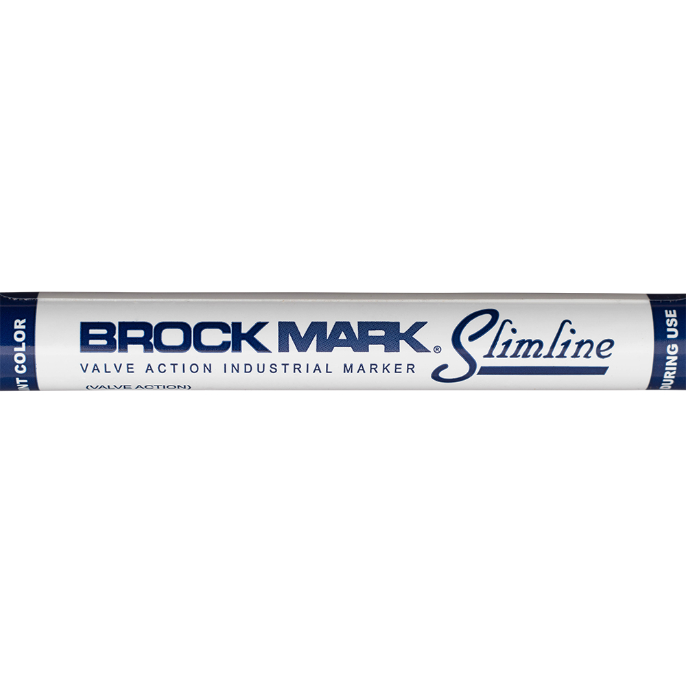 12 Pc Set Blue Brockmark Classic Industrial Permanent Paint