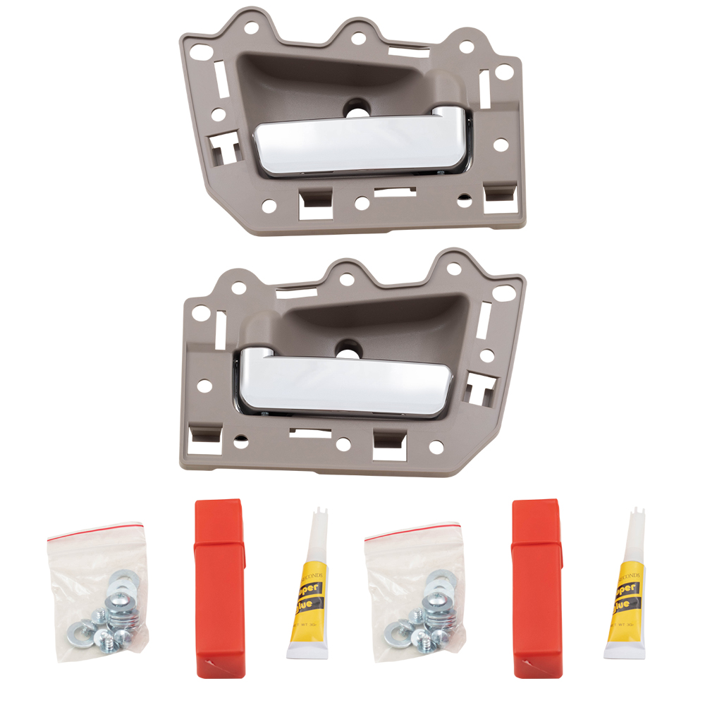 Door Handle Light Brown/Chrome Kit Sets for 05-10 Grand Cherokee Door Handle Light Brown/Chrome Kit Sets for 05-10 Grand Cherokee