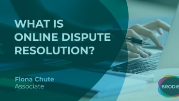 What is online dispute resolution?