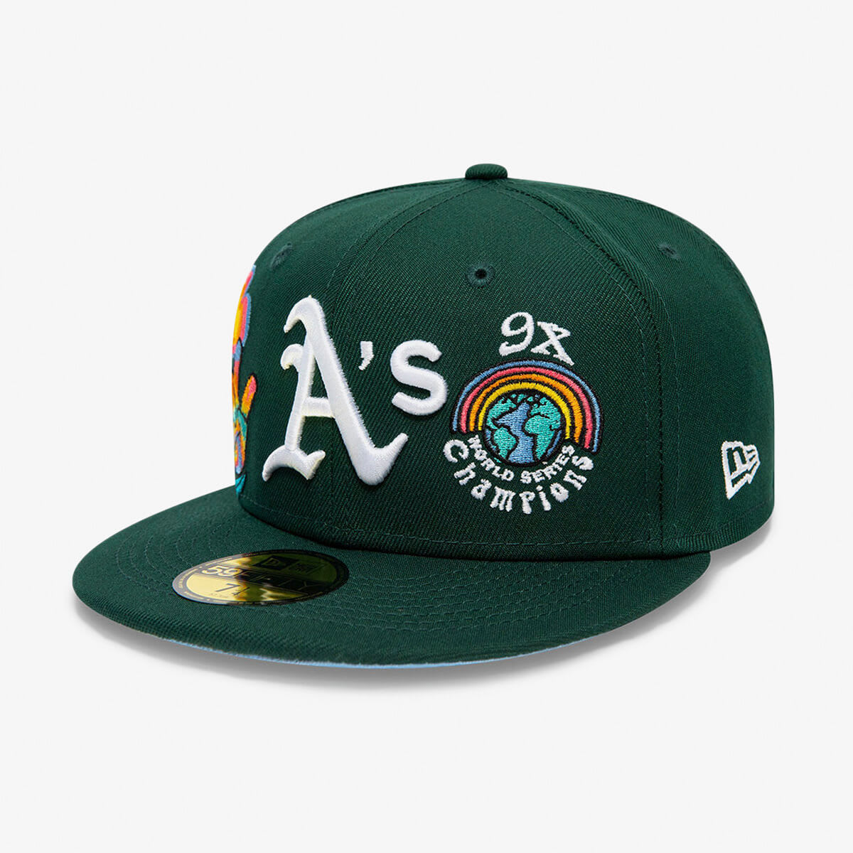 59FIFTY Gorra plana New Era color verde – KICKS GANG SHOP