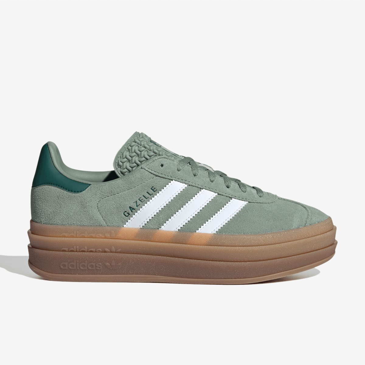 Zapatilla Adidas Gazelle Bold Gris Mujer