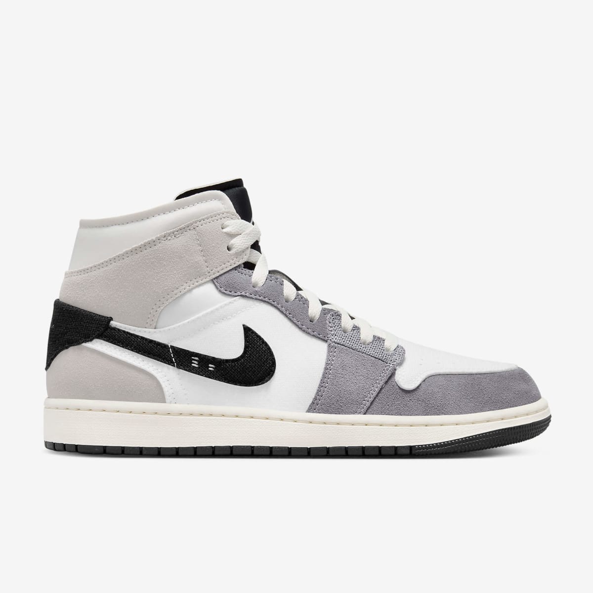 Air Jordan 1 Mid SE Craft Cement Grey Broken Chains