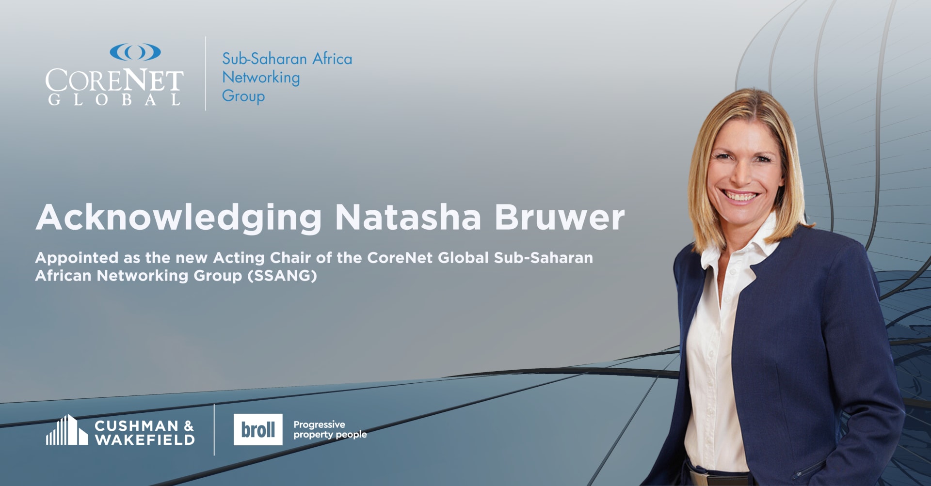 Natasha Bruwer is named Acting Chair of CoreNet Global Sub-Saharan African Networking Group