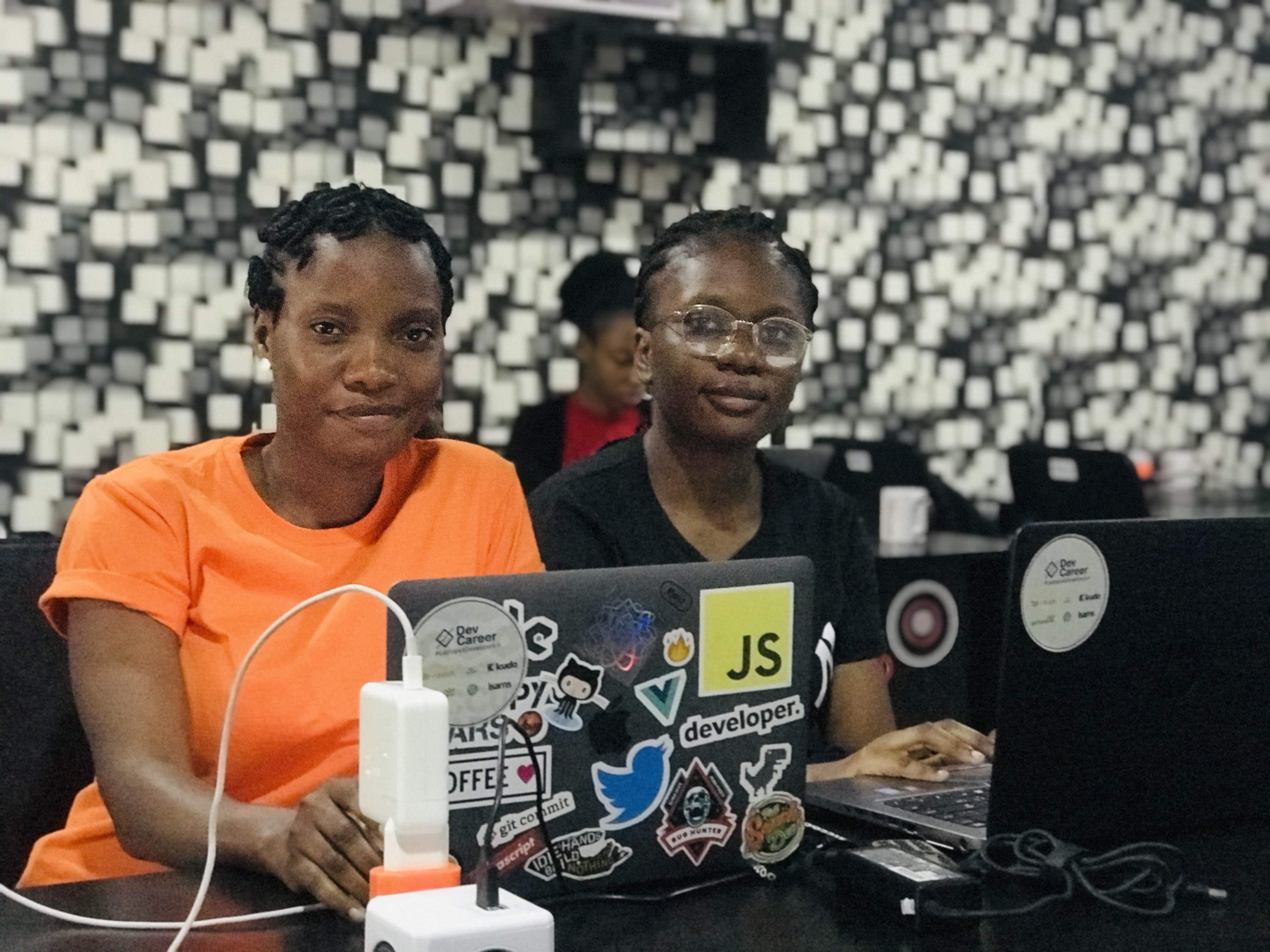 Cohort II interns at AimToget Hub, Ibadan