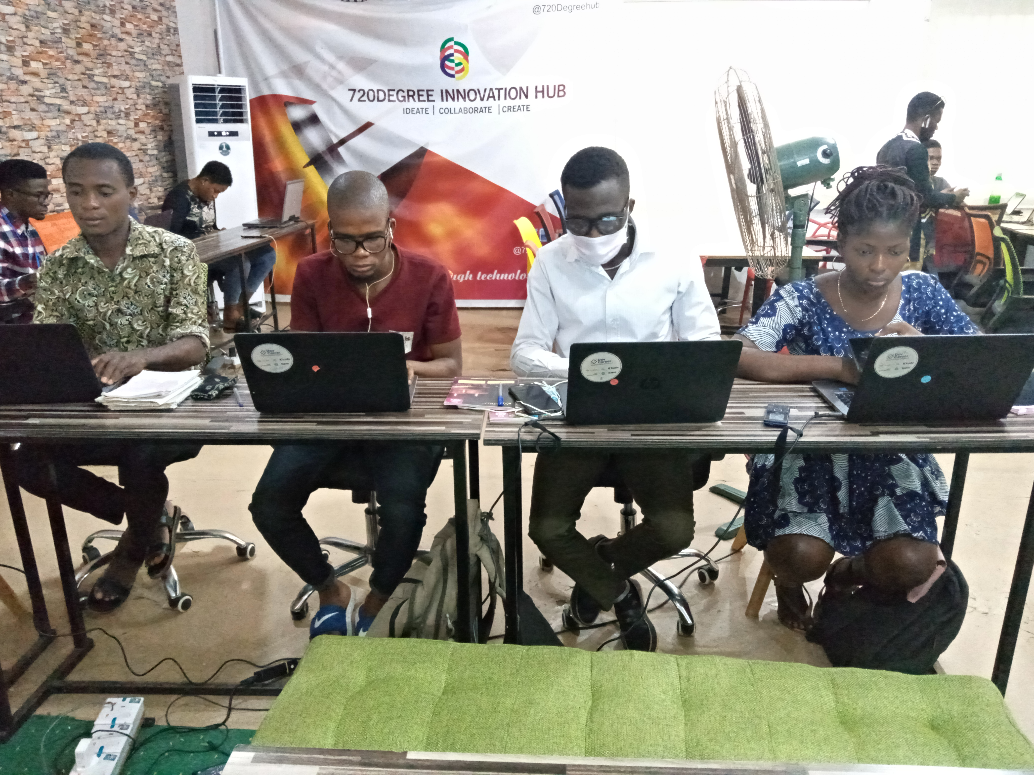 Cohort II Interns at 720 Degree Hub Ogun State