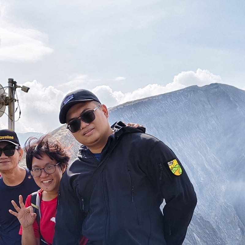 Misty morning at Mount Bromo