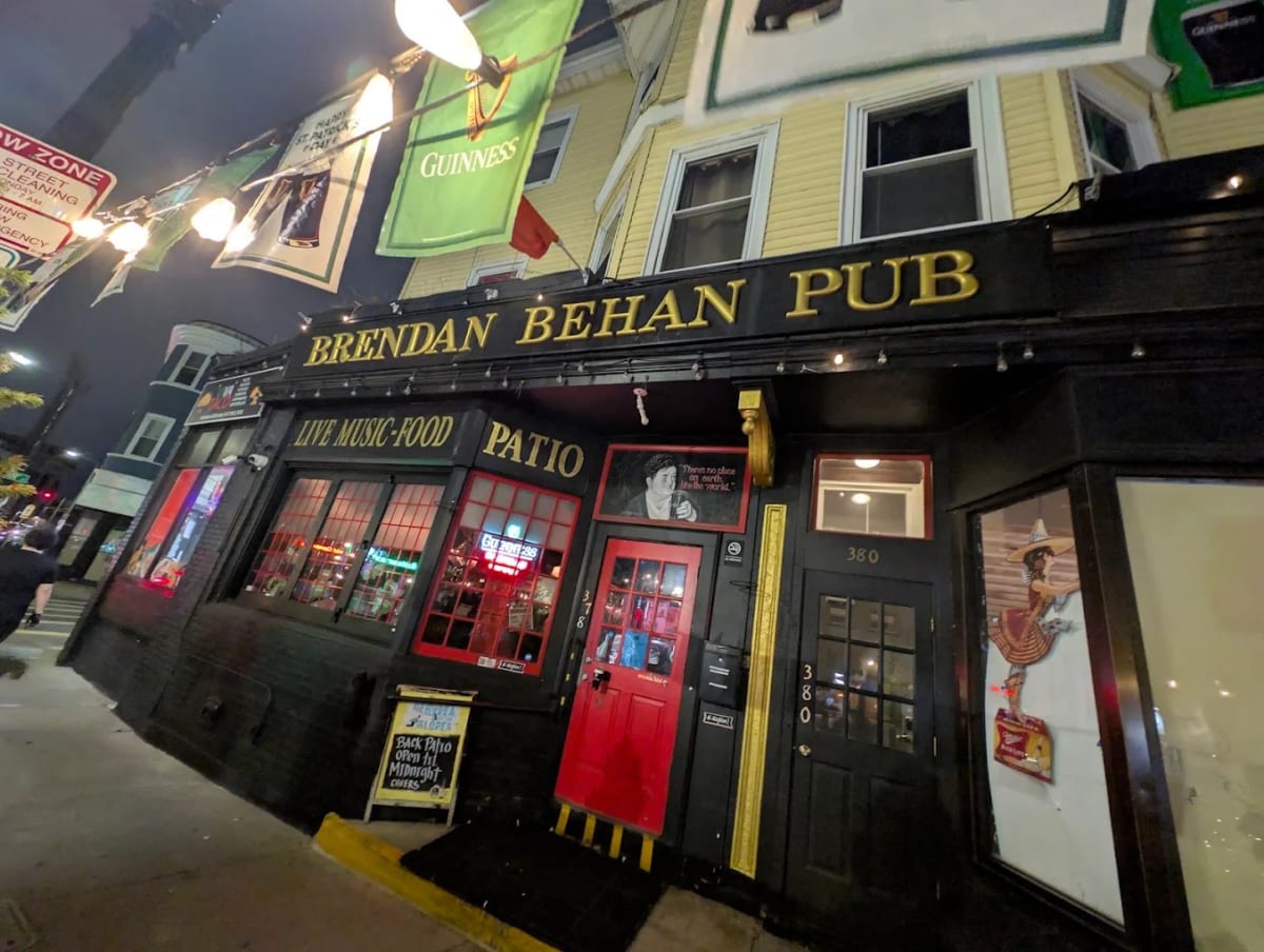 Brendan Behan Pub in Jamaica Plain, Boston