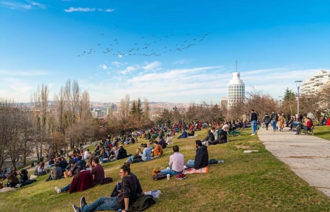 Seğmenler Parkı near Kavaklıdere, Ankara
