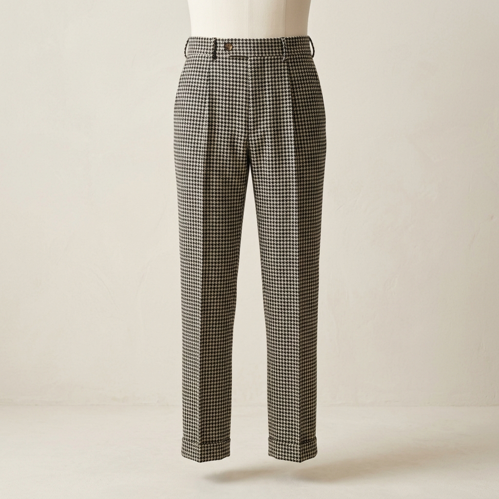 Pleated Wool Trousers