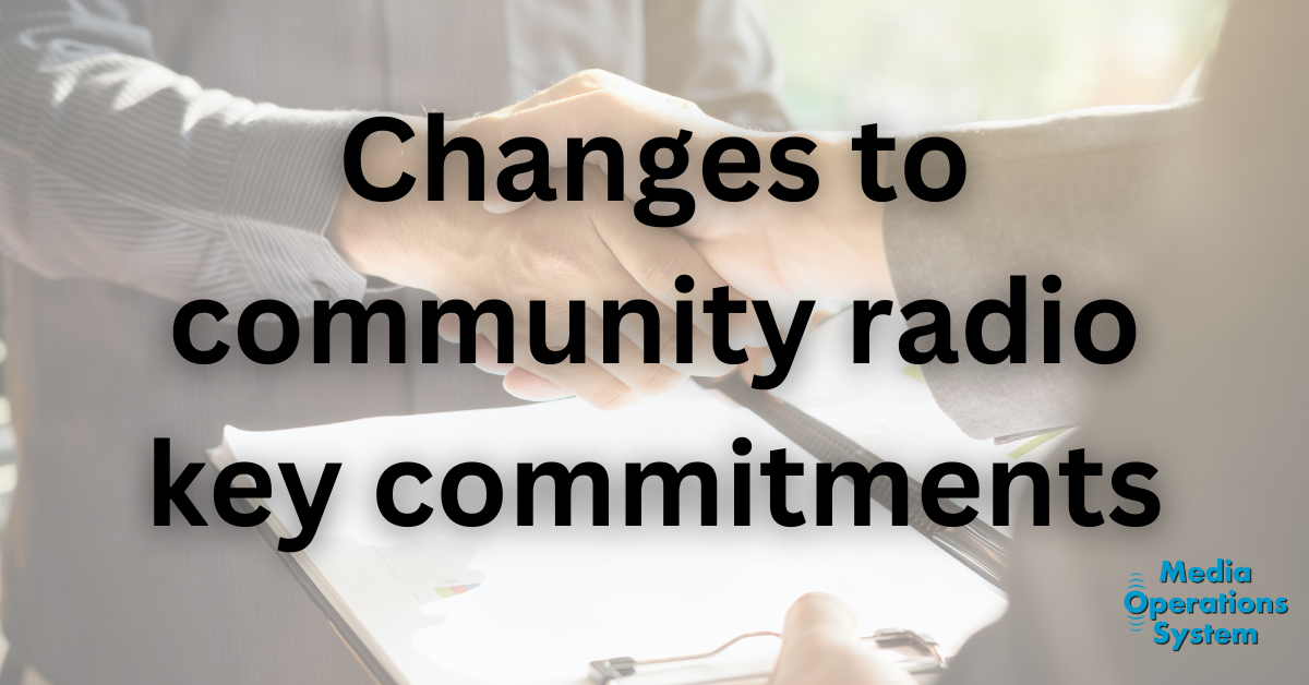 Greater flexibility for community radio stations