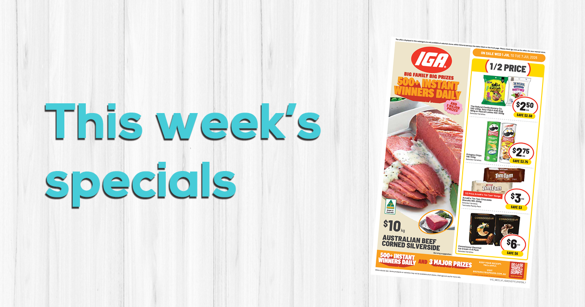 Weekly Specials