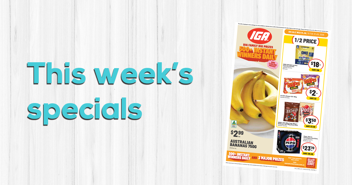 Weekly Specials