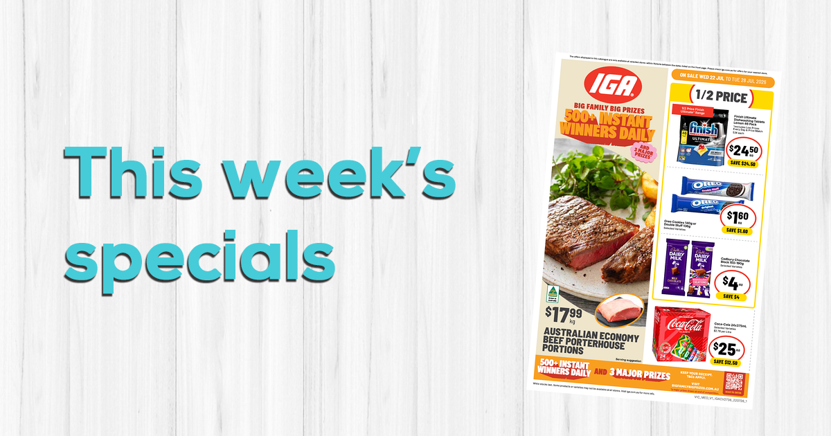 Weekly Specials