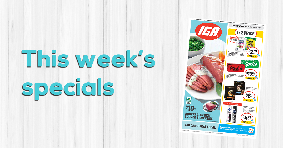 Weekly Specials