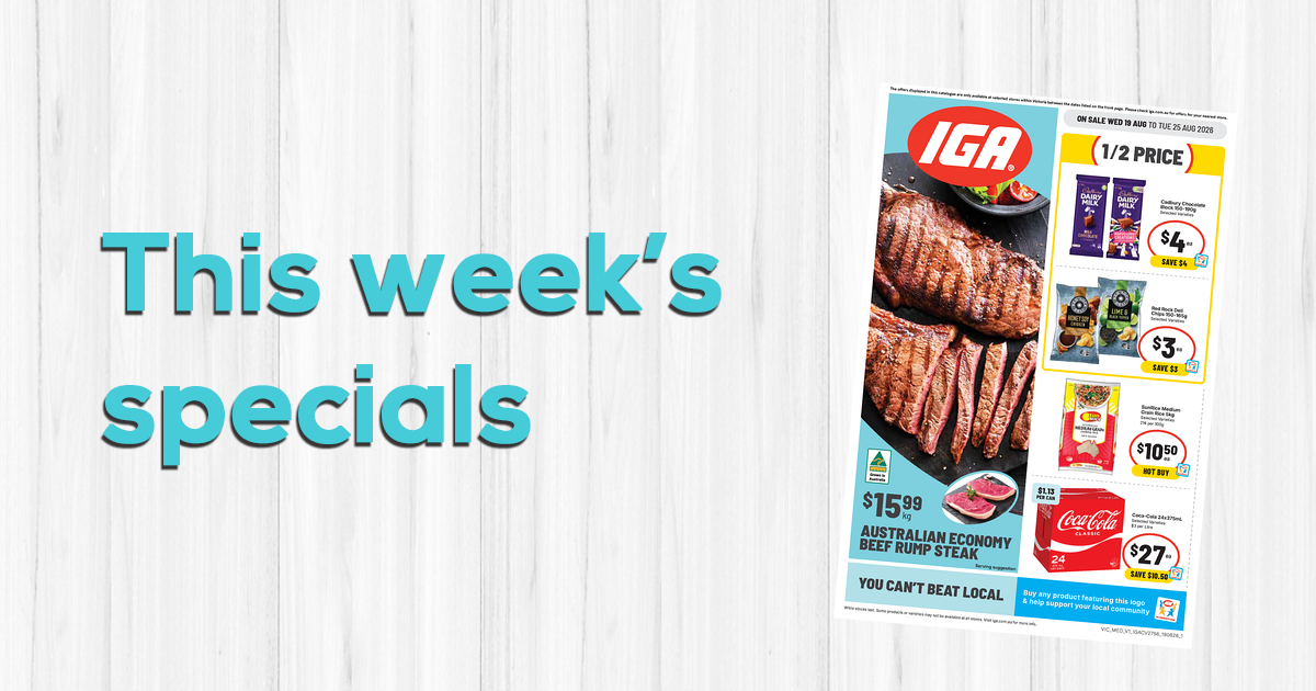 Weekly Specials