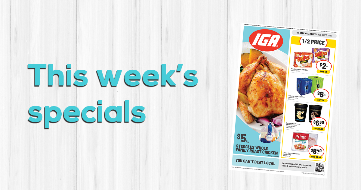 Weekly Specials