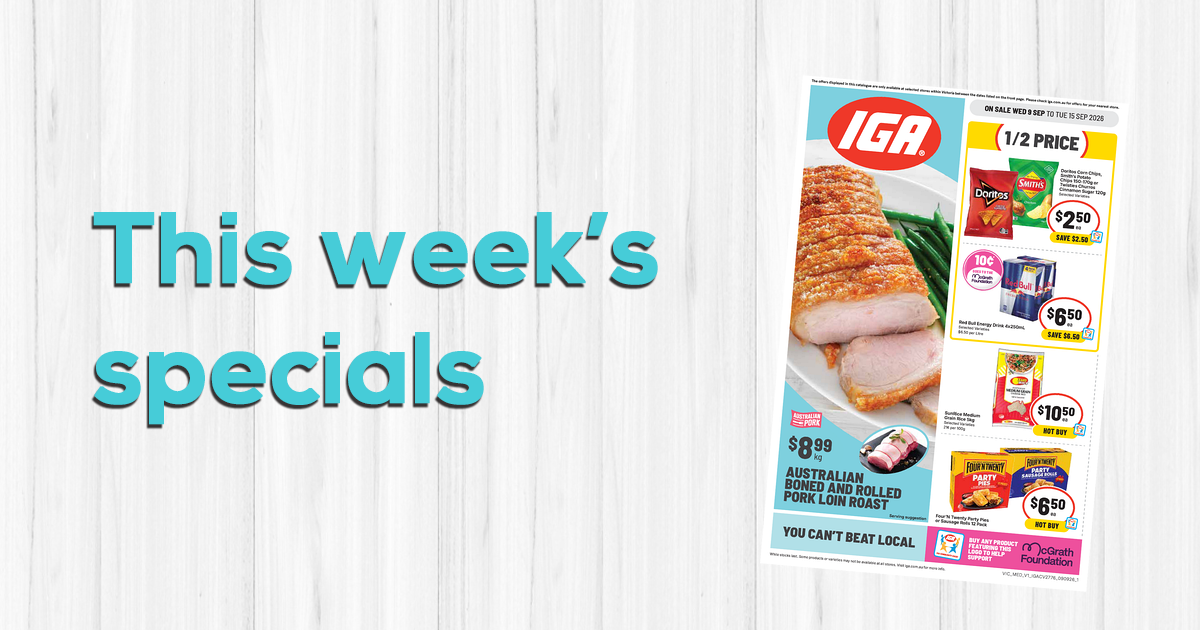 Weekly Specials
