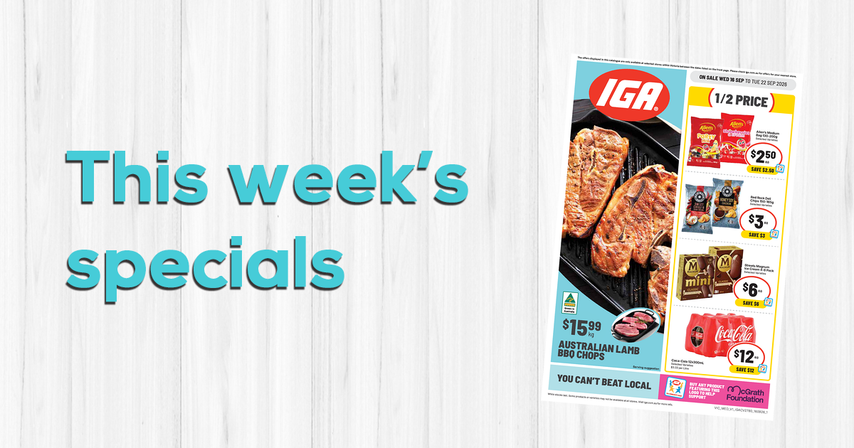 Weekly Specials